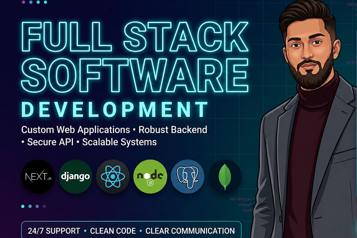 Portfolio for Custom Full Stack Web applications