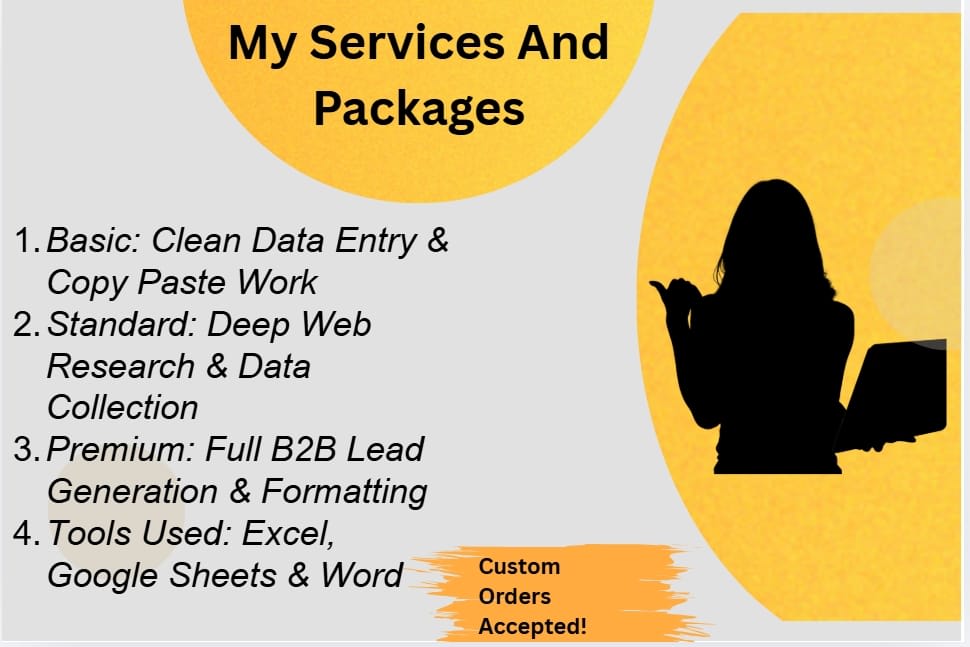 Portfolio for Data Entry & Virtual Assistant Services