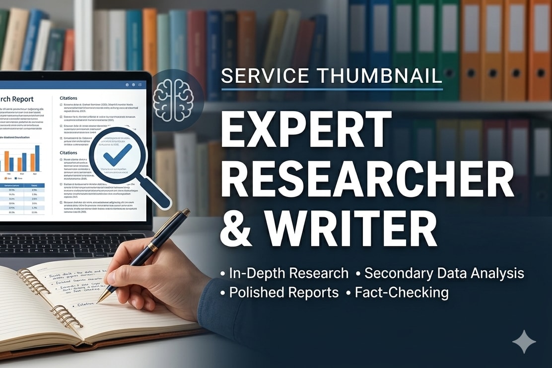 Portfolio for Professional Research & Academic Report
