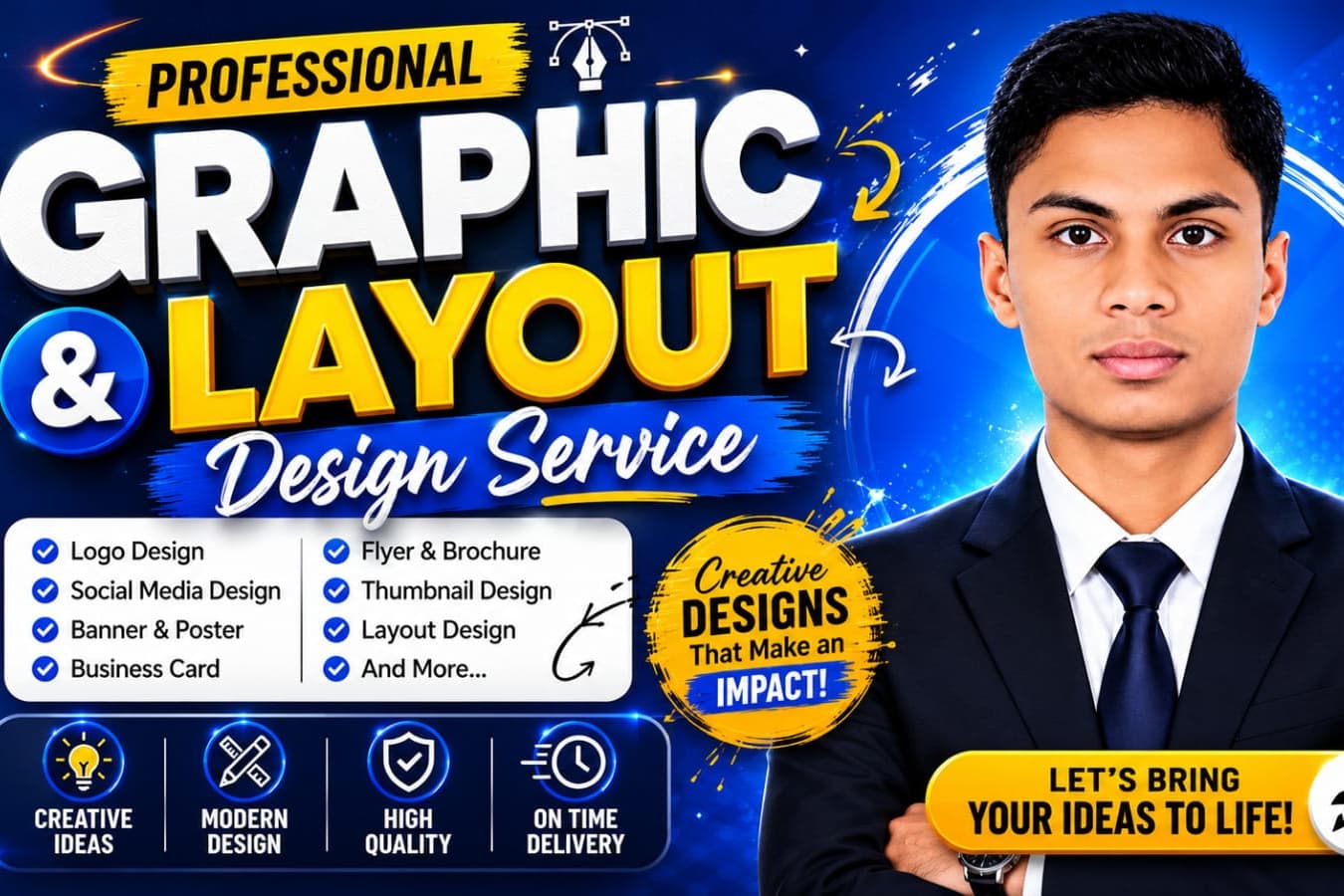Portfolio for High-Quality Graphic Layout Designer