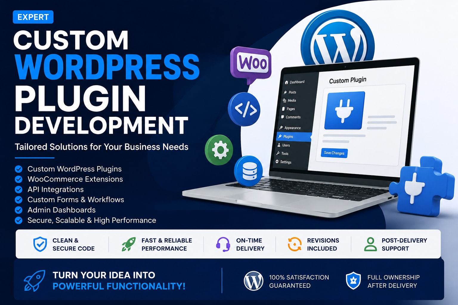 Portfolio for I Will Develop Custom WordPress Plugins
