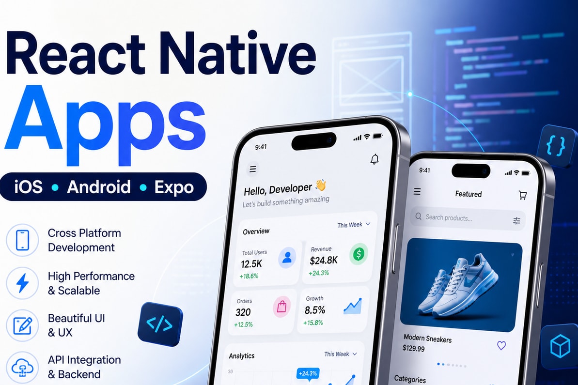 Portfolio for React Native Mobile App Development