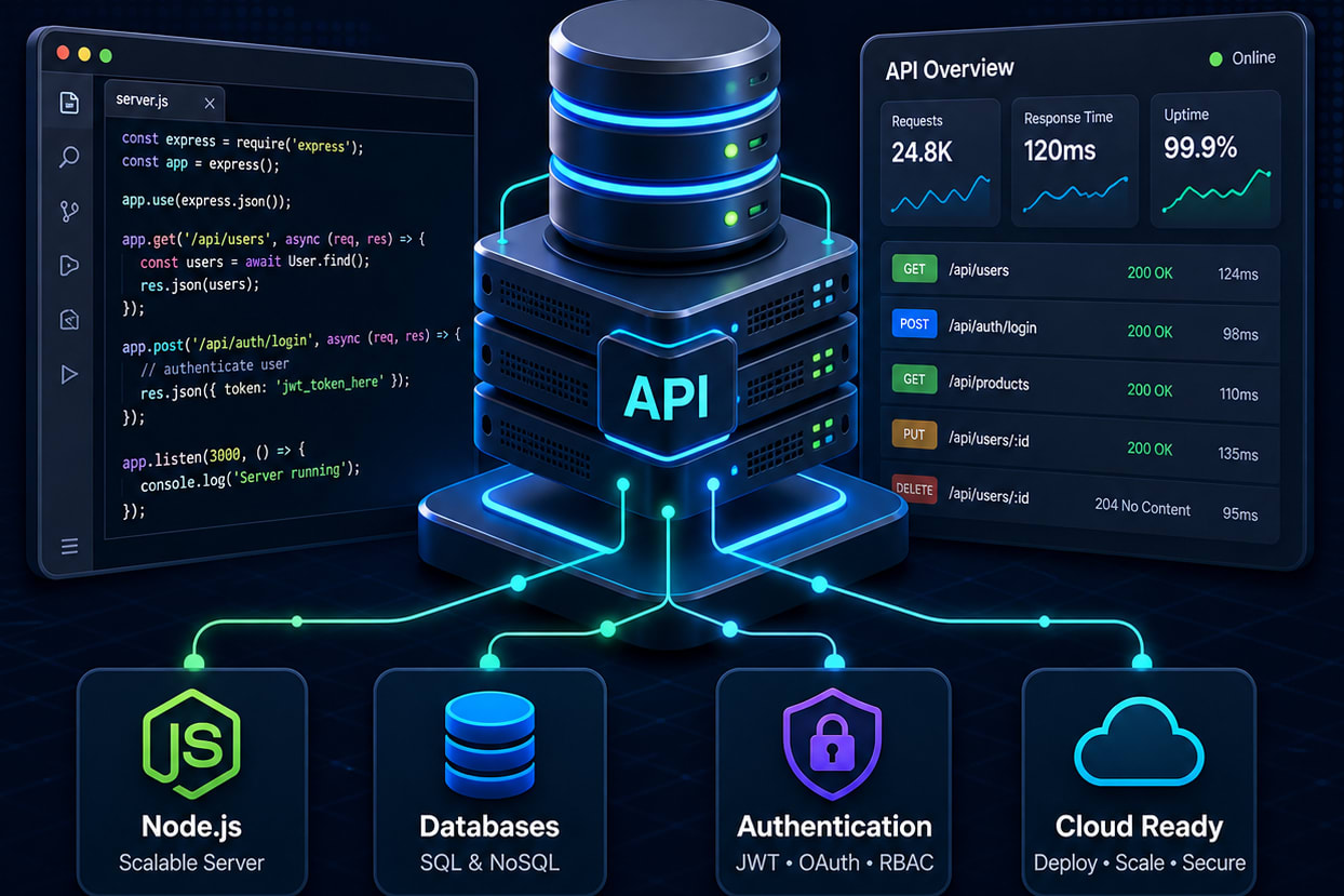 Portfolio for Backend API Development & Database Integ