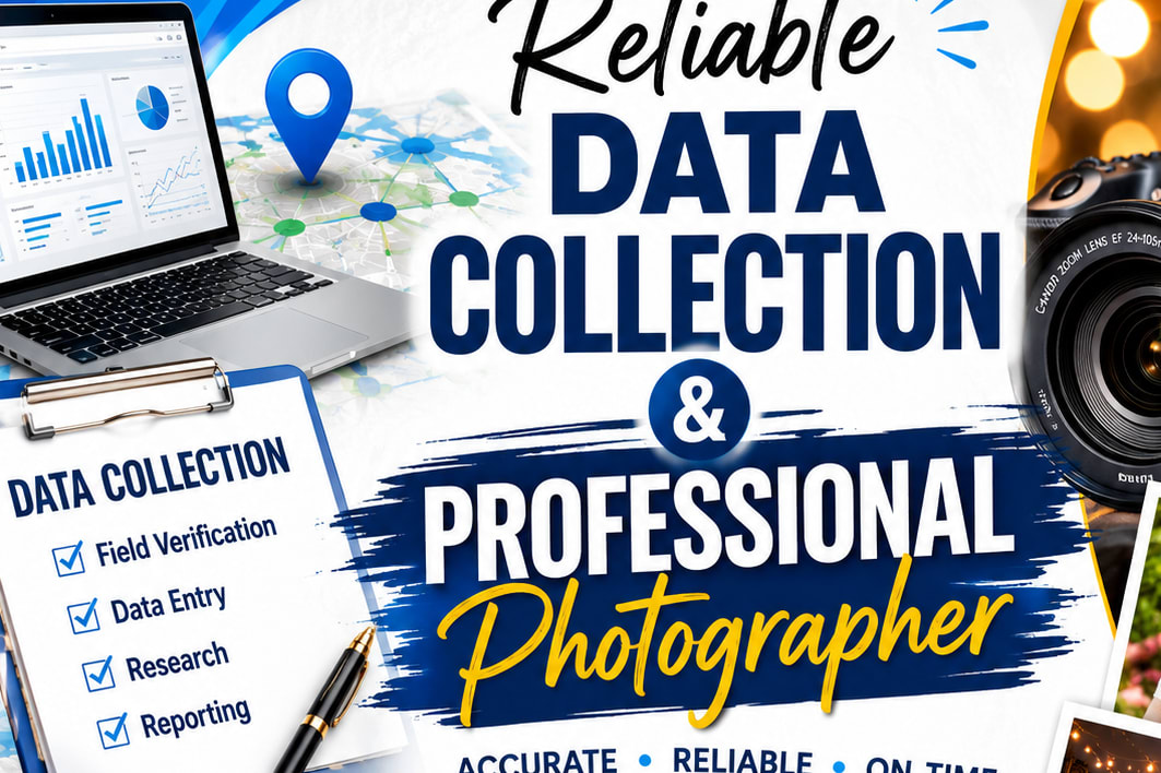 Portfolio for Data entry,Photography.