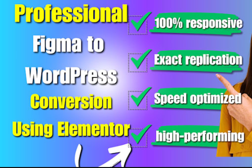 Portfolio for convert figma to wordpress elementor