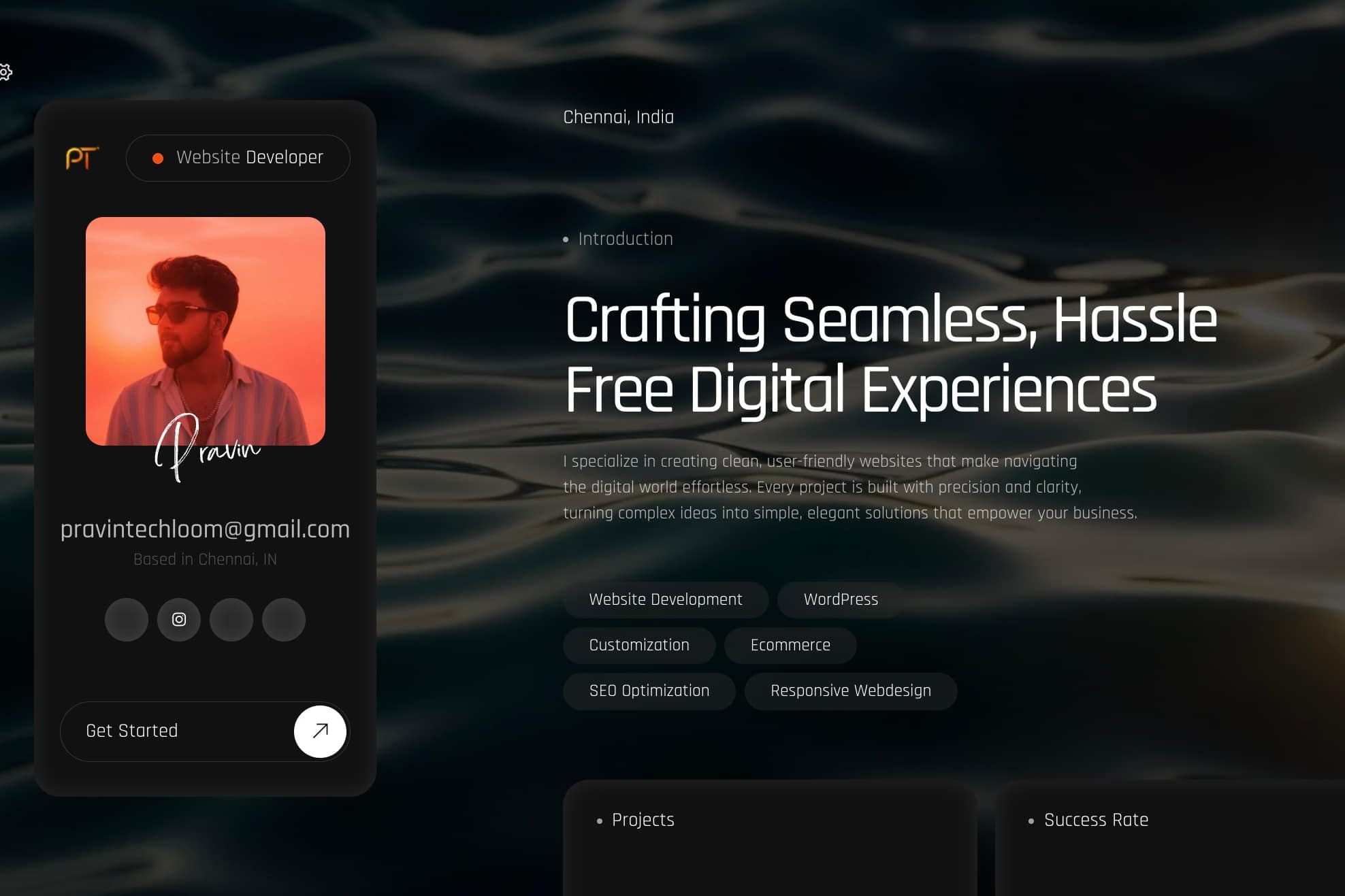 Portfolio for WordPress Website Development