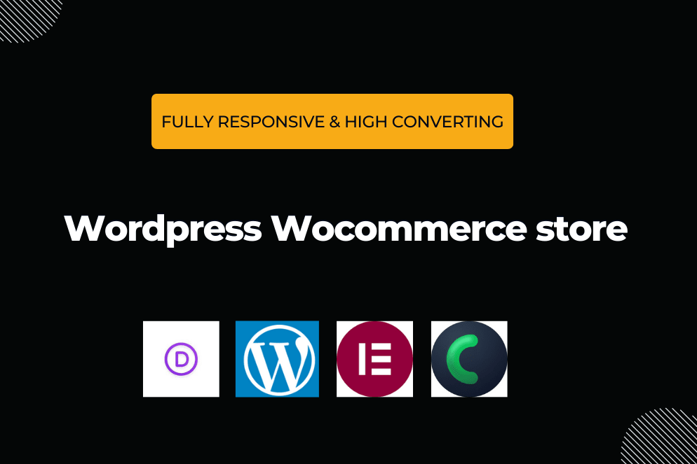 Portfolio for Woocommerce Website With Elementor