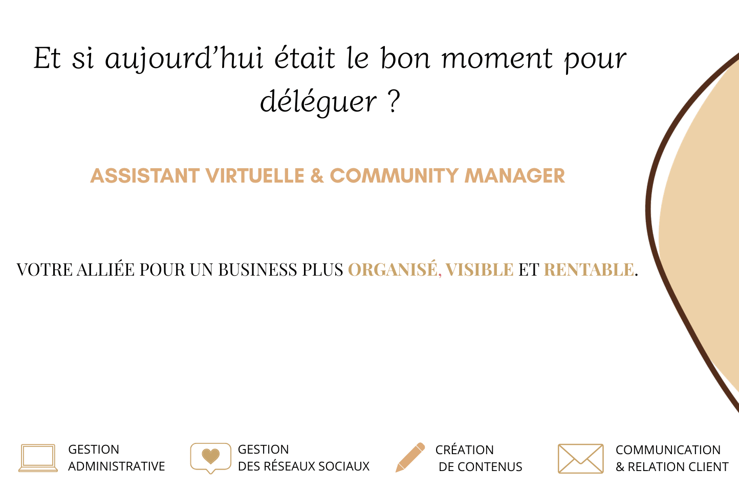 Portfolio for Assistante Virtuelle & Community Manager