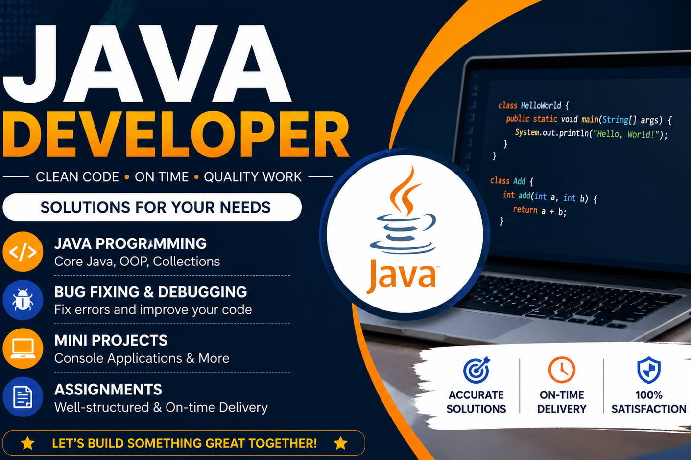 Portfolio for Java Coding,Debugging,Software Developer