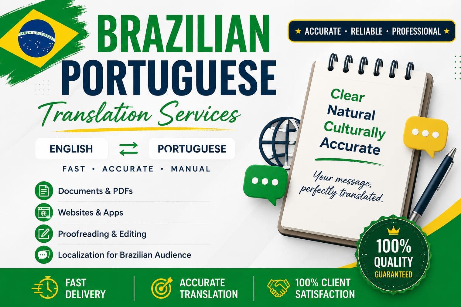 Portfolio for Brazilian Portuguese & Proofreader