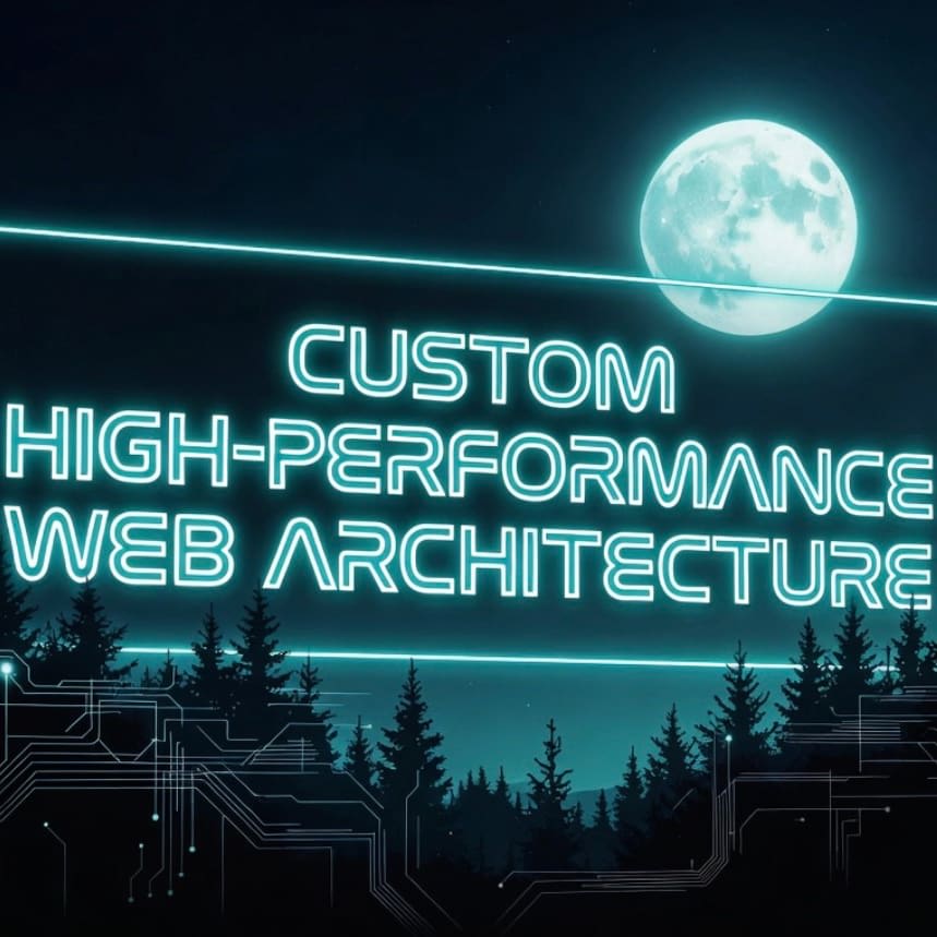 Portfolio for Custom High-Performance Web Architecture