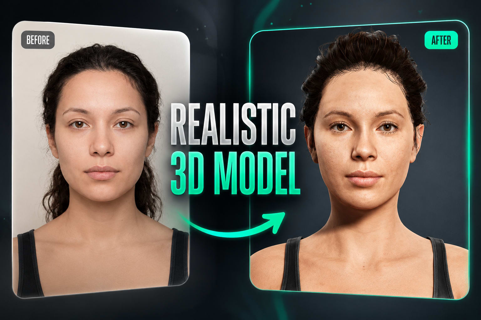 Portfolio for Photorealistic 3d character modeling