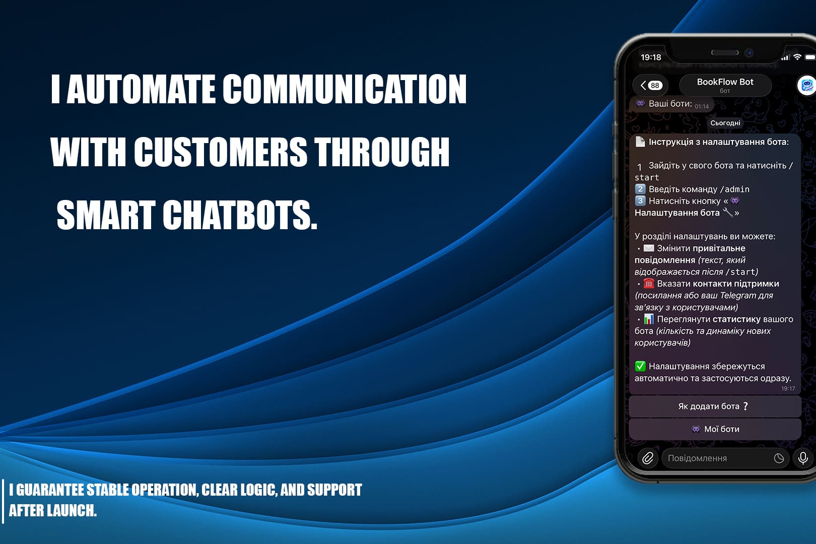 Portfolio for Telegram Bot Developer