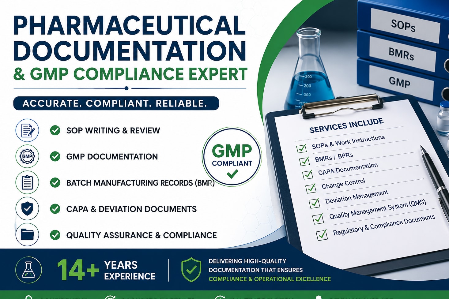 Portfolio for Pharmaceutical Documentation Expert