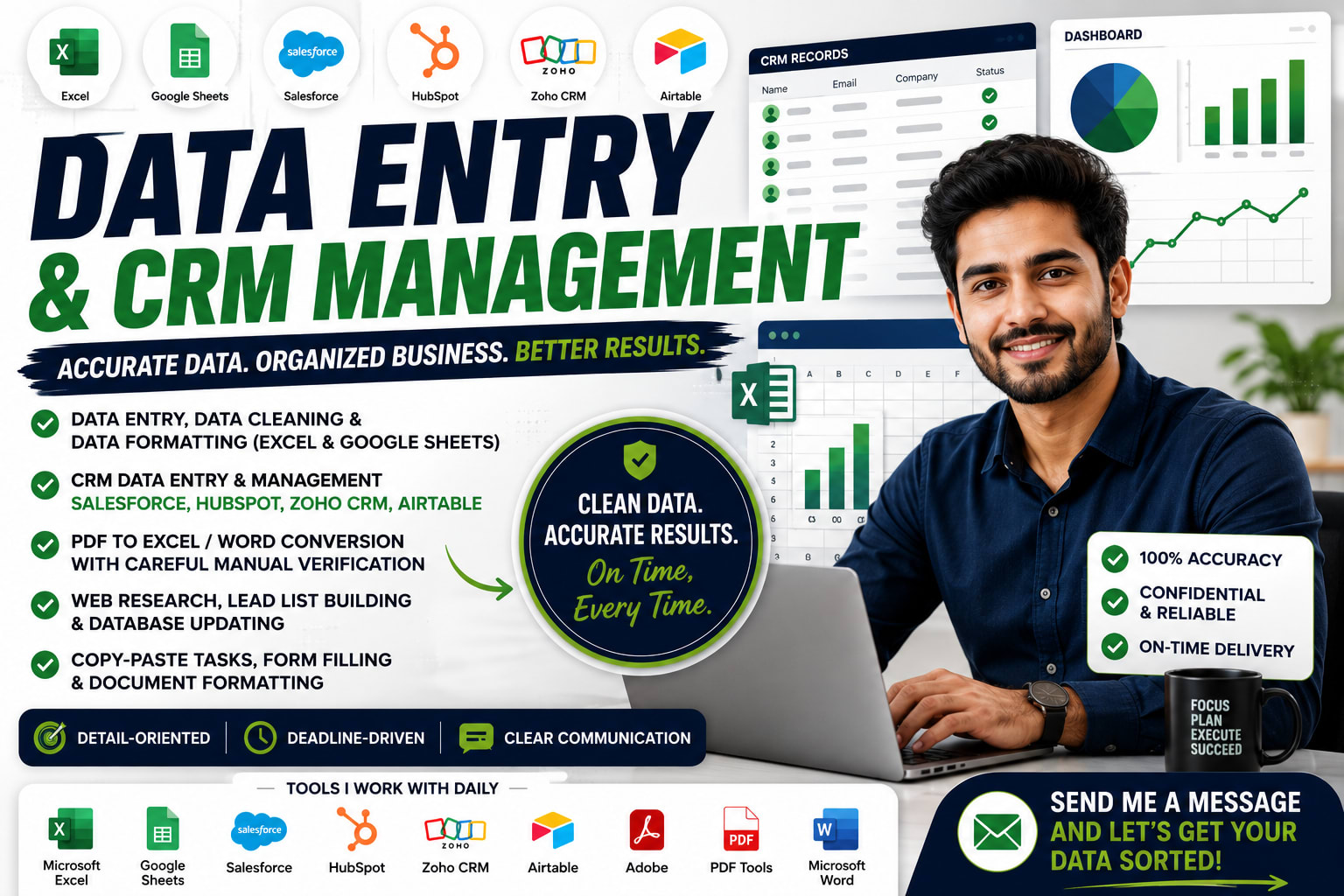 Portfolio for Data Entry & CRM Specialist | VA