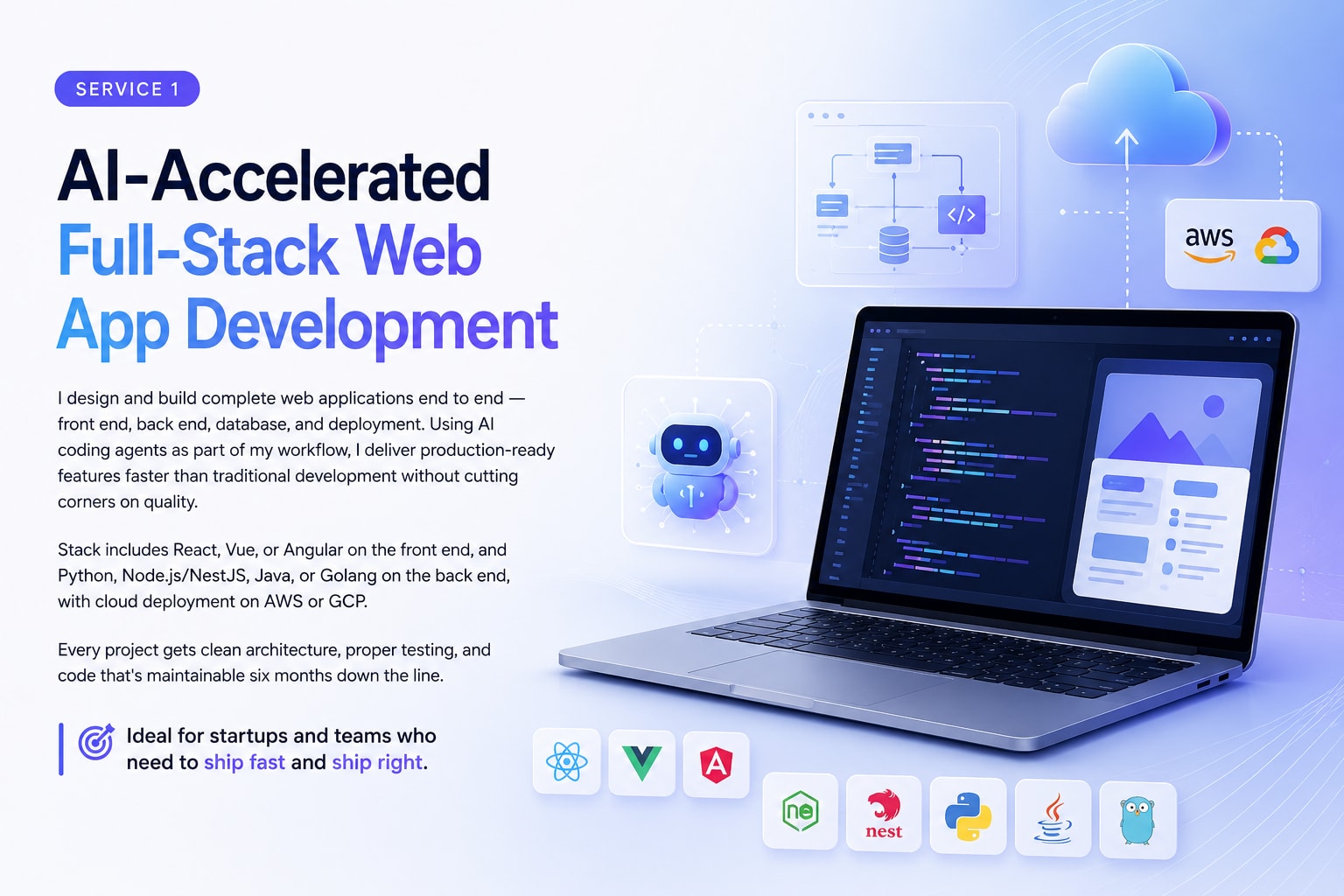 Portfolio for AI-Accelerated Full-Stack Web App