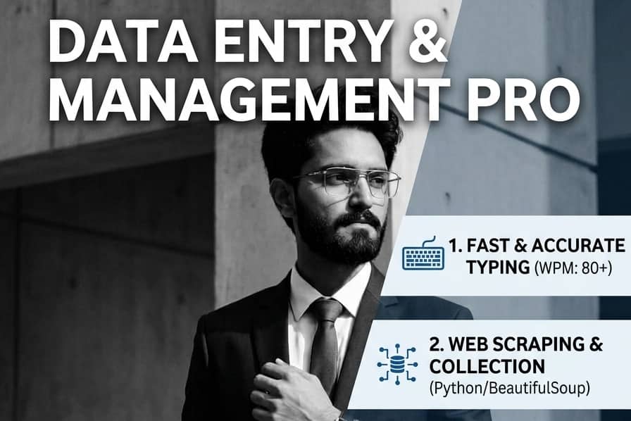 Portfolio for Data Entry & Typing Specialist