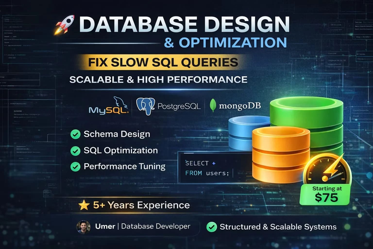 Portfolio for Database Design & Development