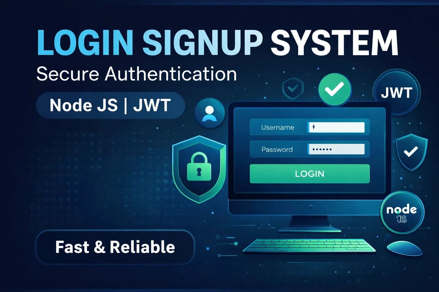 Portfolio for Authentication System Development (JWT,