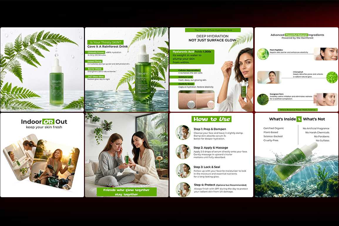 Portfolio for Amazon listing and A+ content design
