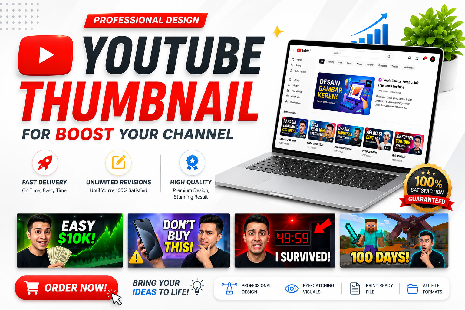 Portfolio for YOUTUBE Thumbnail