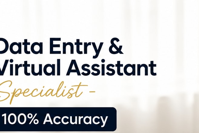 Portfolio for Professional Data Entry & Graphic Design