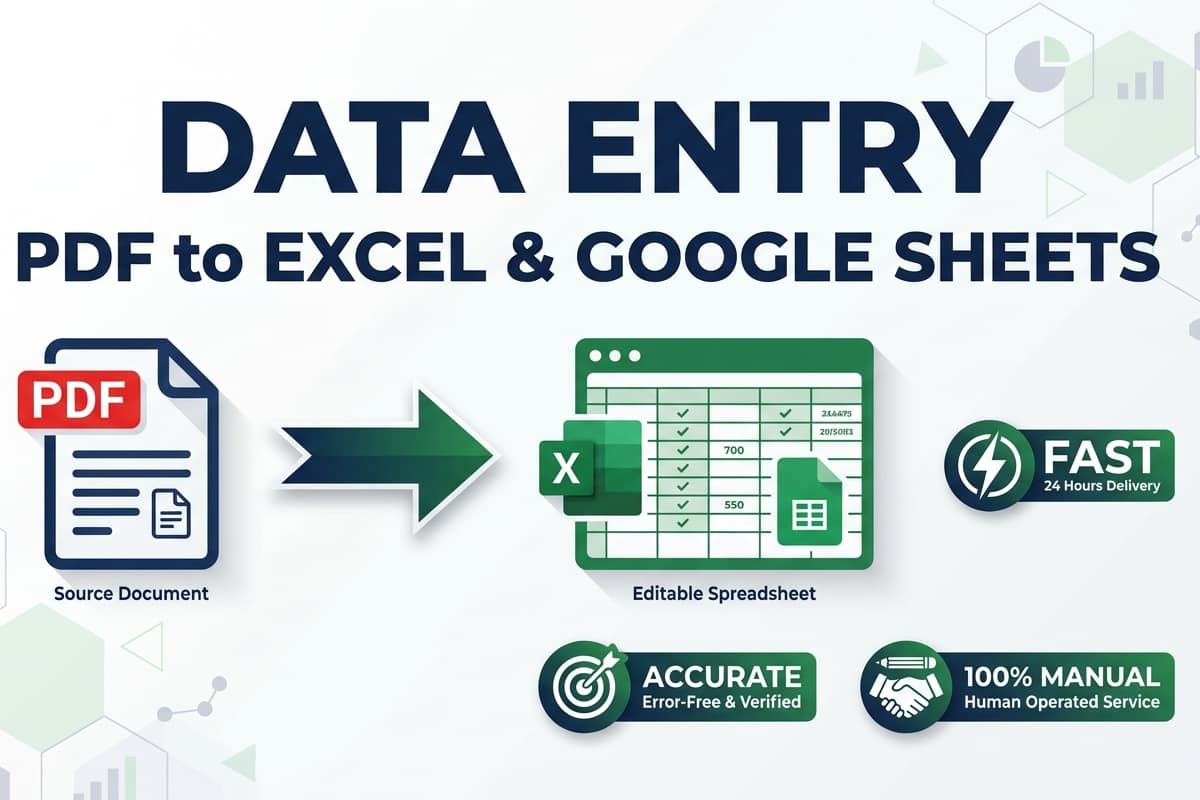 Portfolio for Fast and Accurate Data Entry Copy Paste