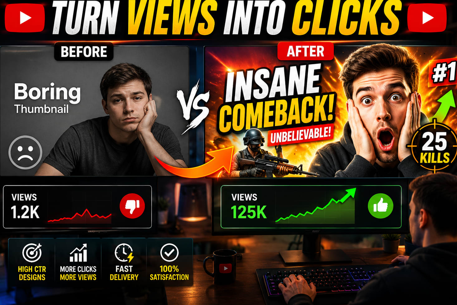 Portfolio for YouTube thumbnail
