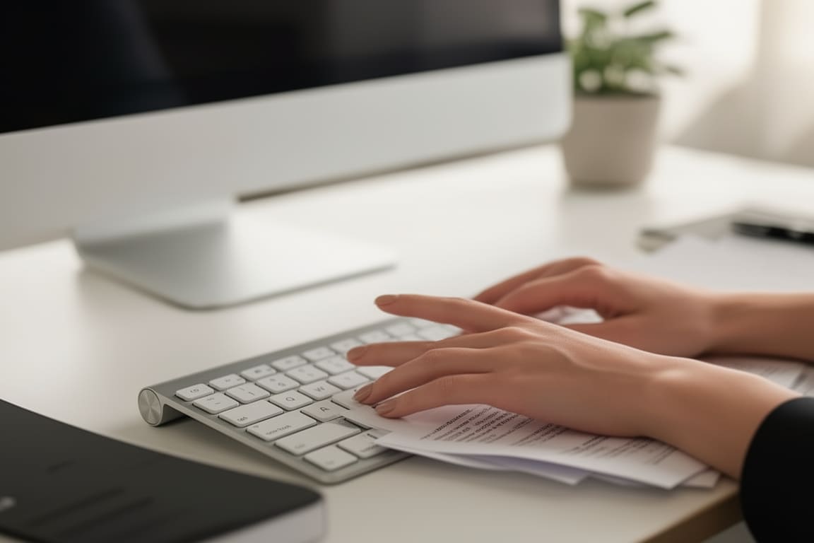 Portfolio for Professional Typist & Admin Specialist