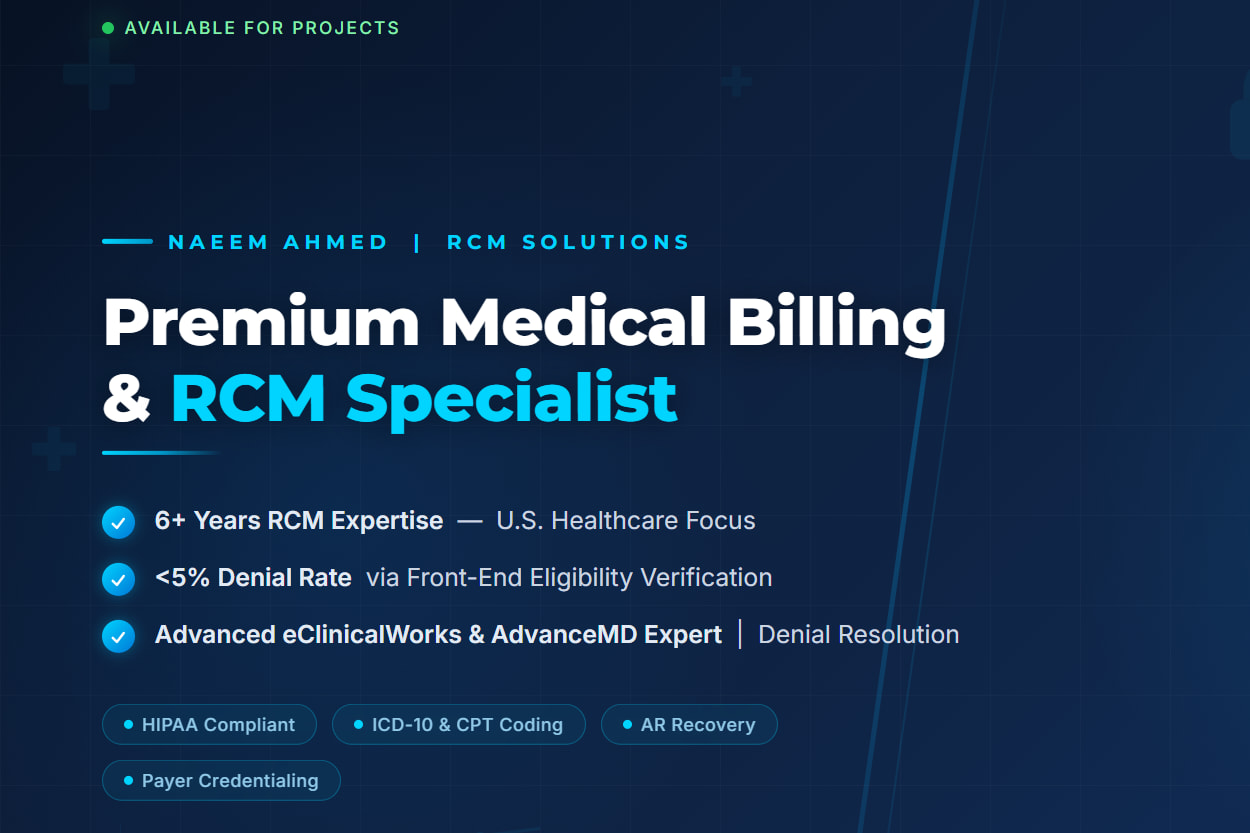 Portfolio for Medical Billing, RCM & Prior Autho