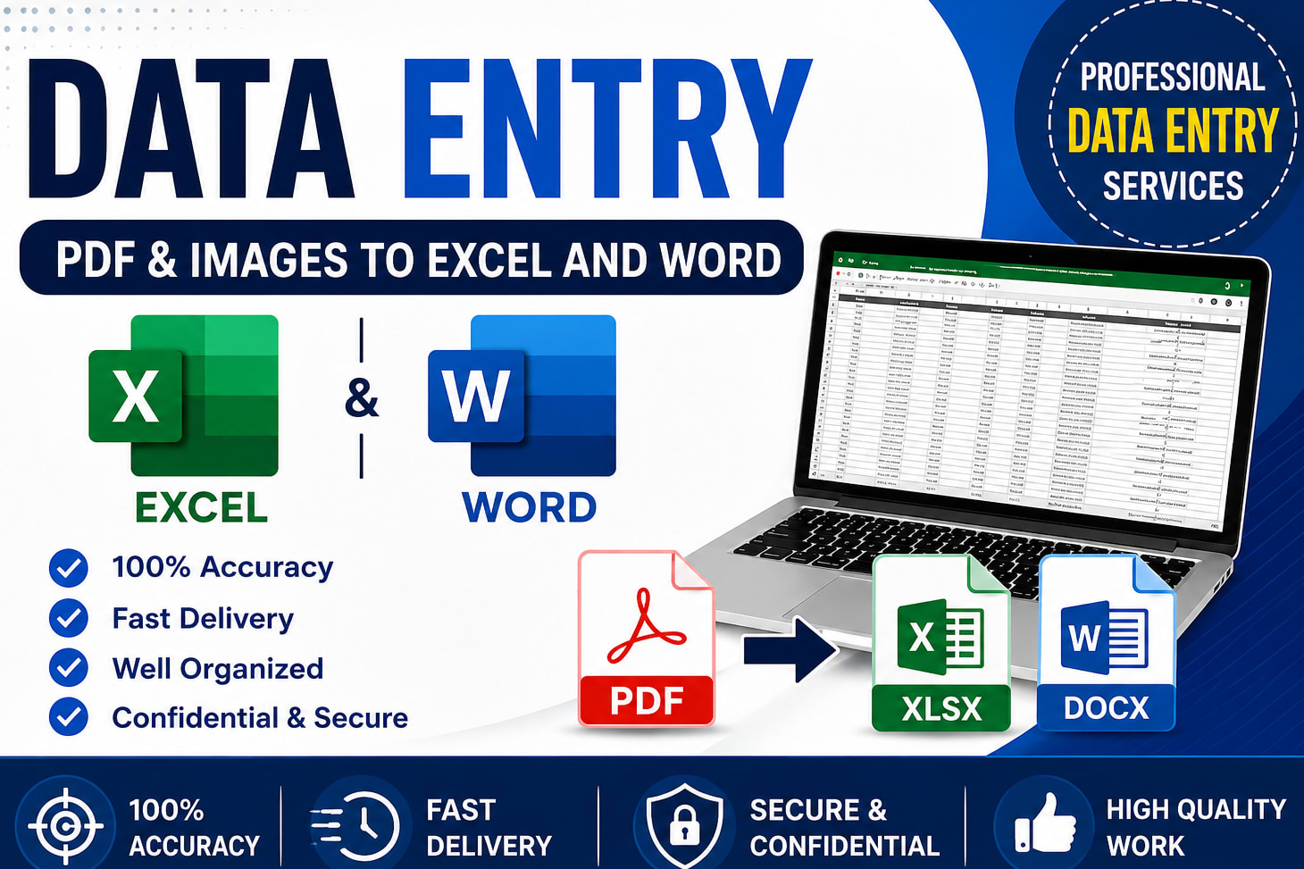 Portfolio for Professional Data Entry Specialist | Exc