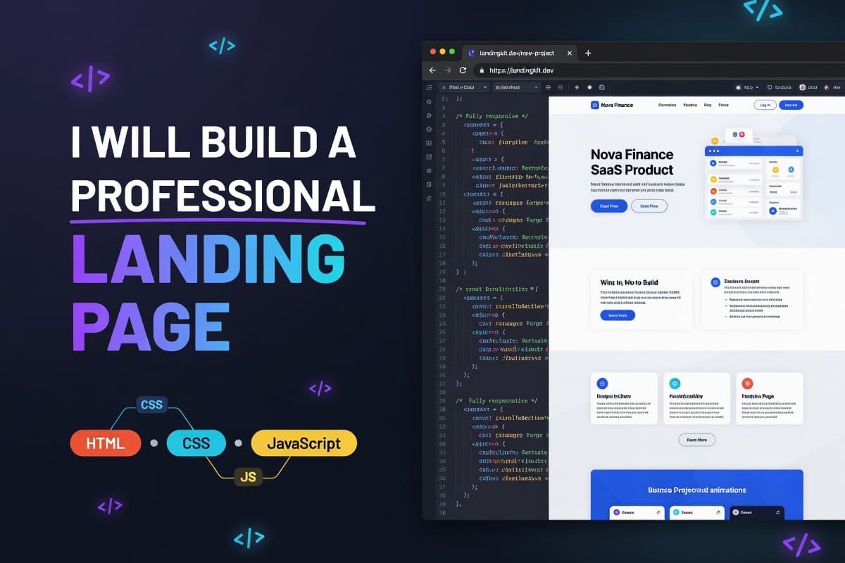 Portfolio for Landing Page Developer