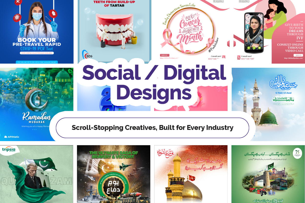 Portfolio for Social Media Design