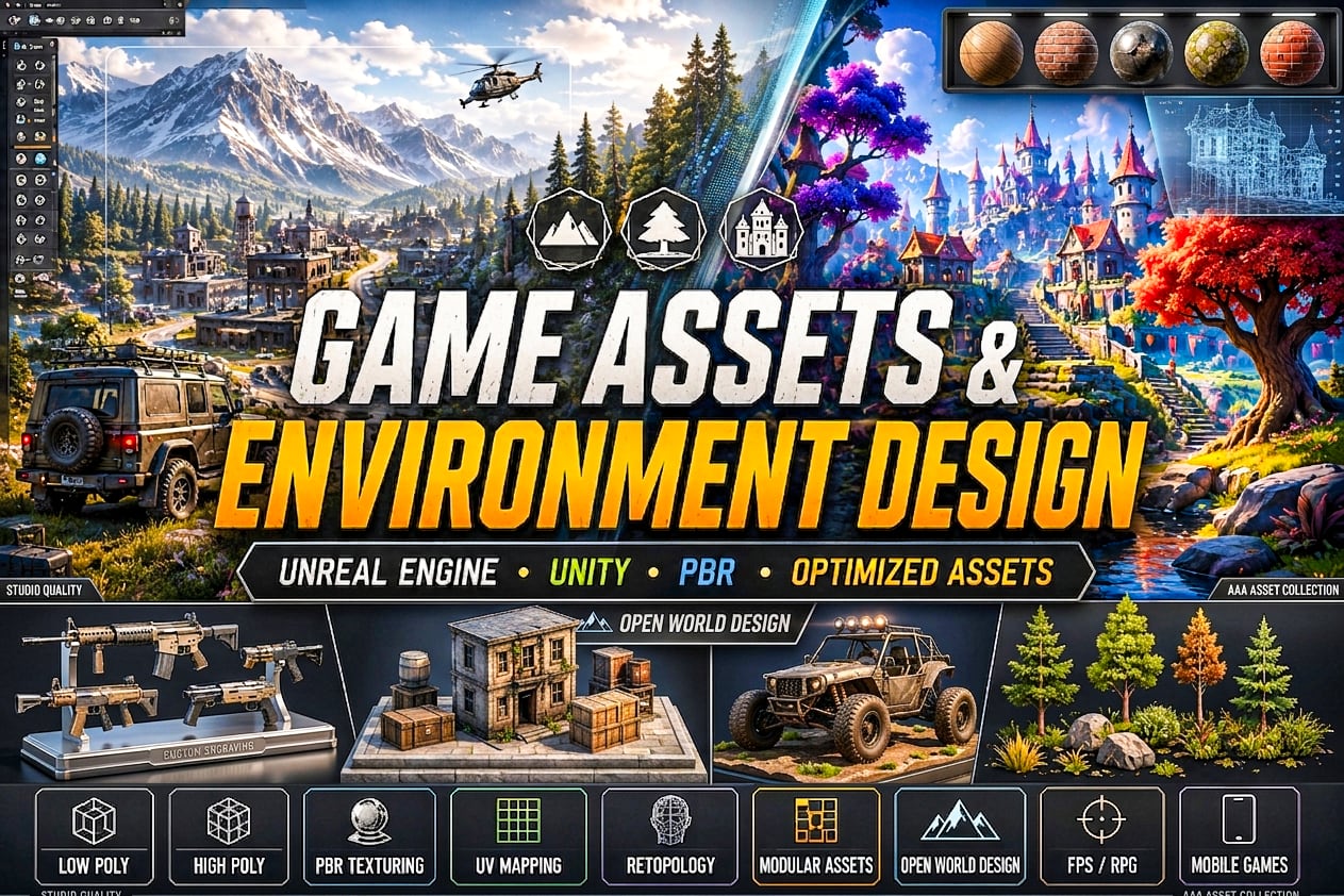 Portfolio for Game Assets & Environment Design