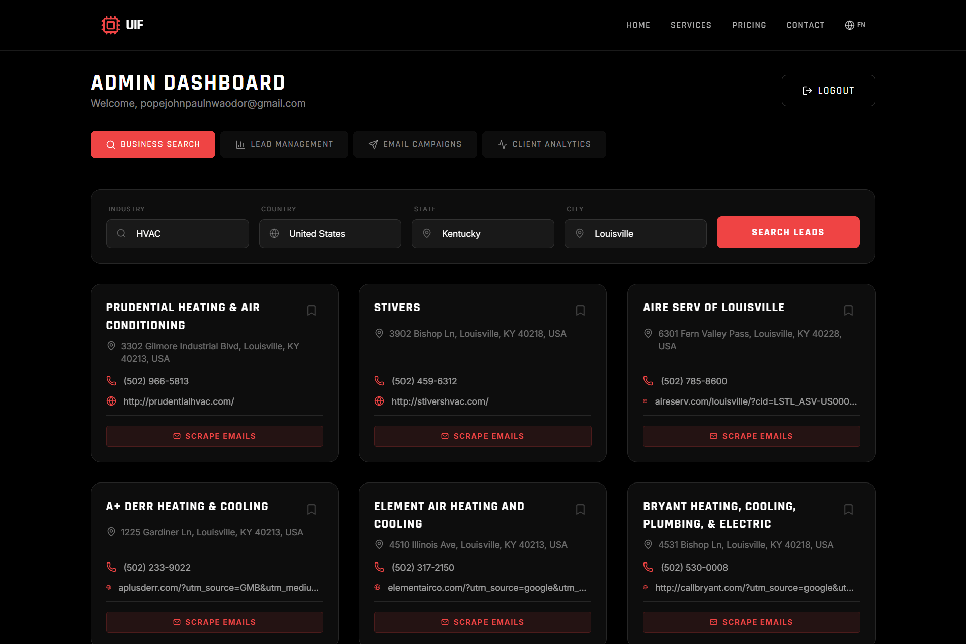 Portfolio for Full Stack Developer