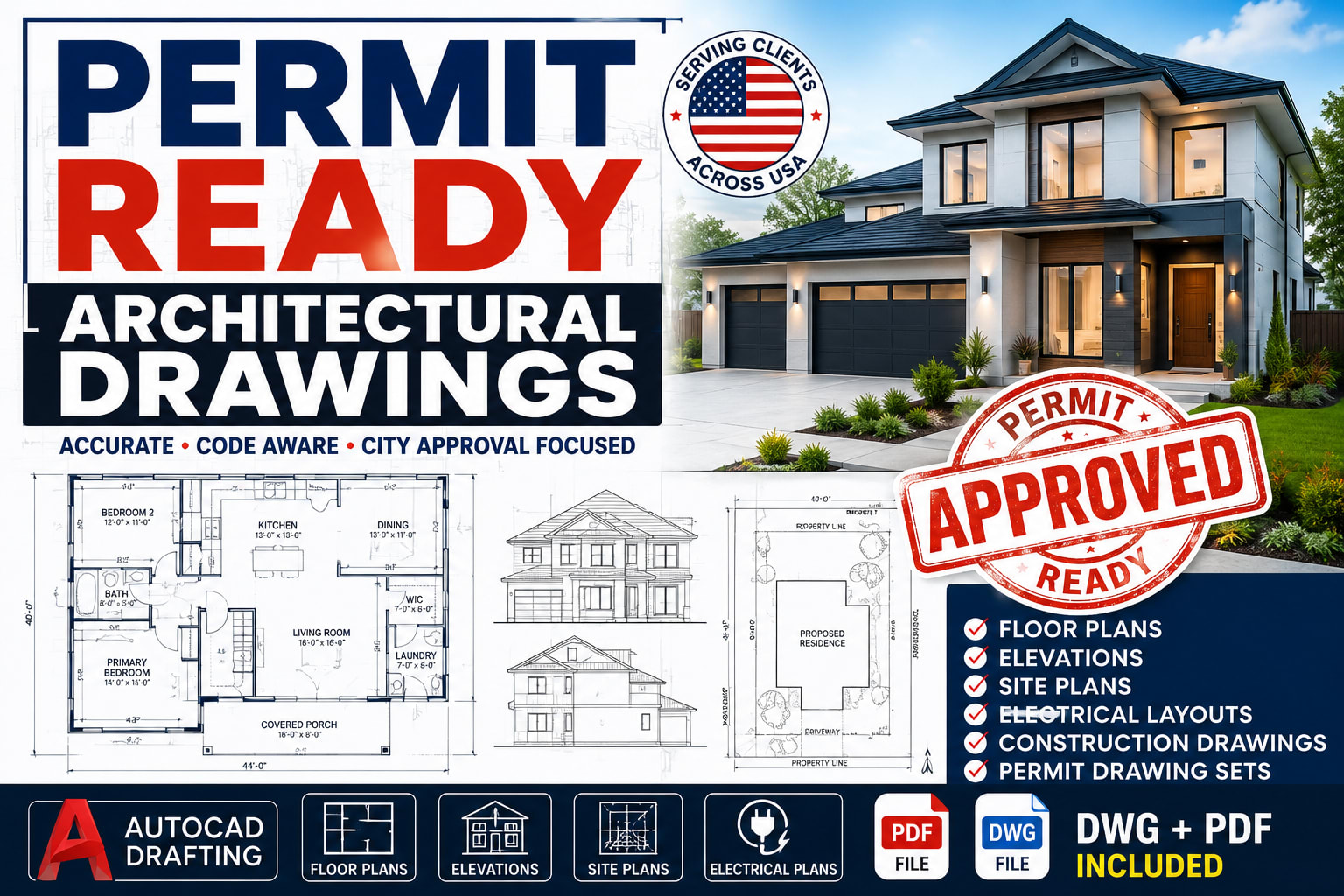 Portfolio for Architectural drawings and Permit Plans