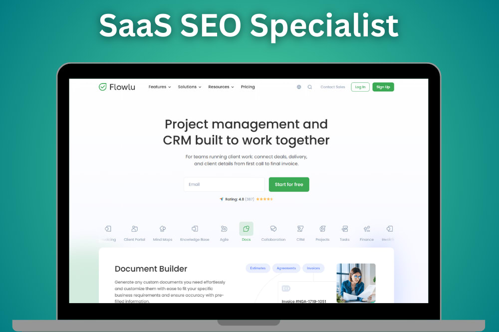 Portfolio for SaaS SEO Specialist | Technical SEO