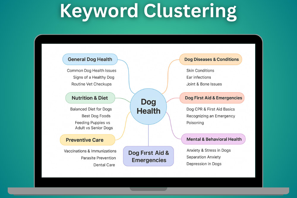 Portfolio for Keyword Clustering/Grouping/Mapping