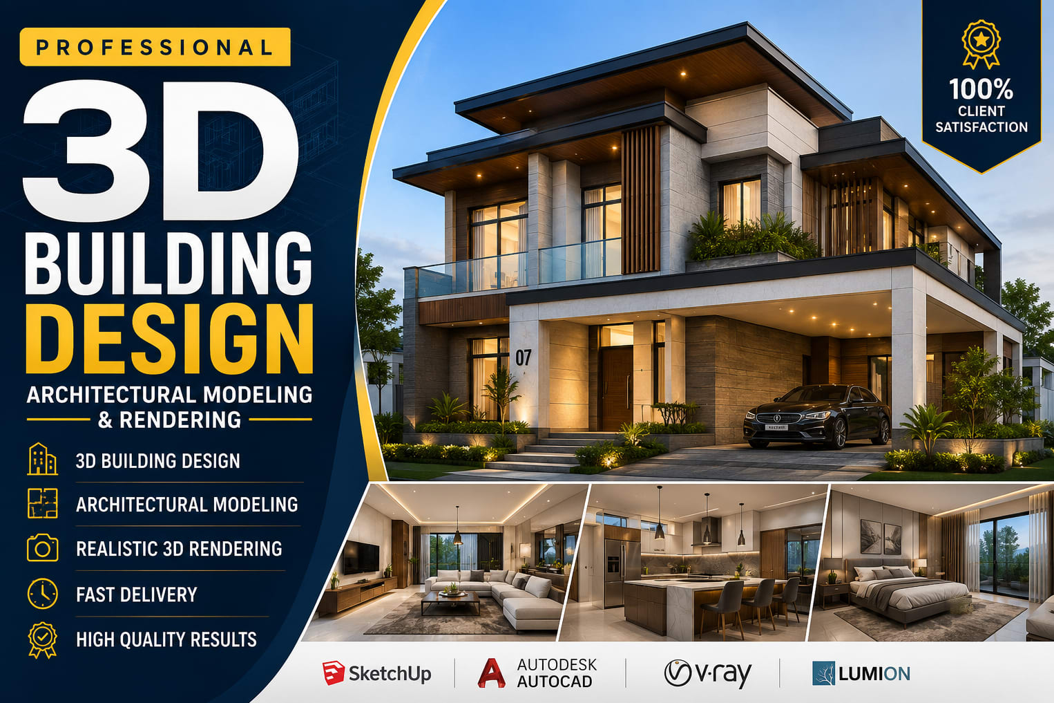 Portfolio for Architectural Modeling & Rendering