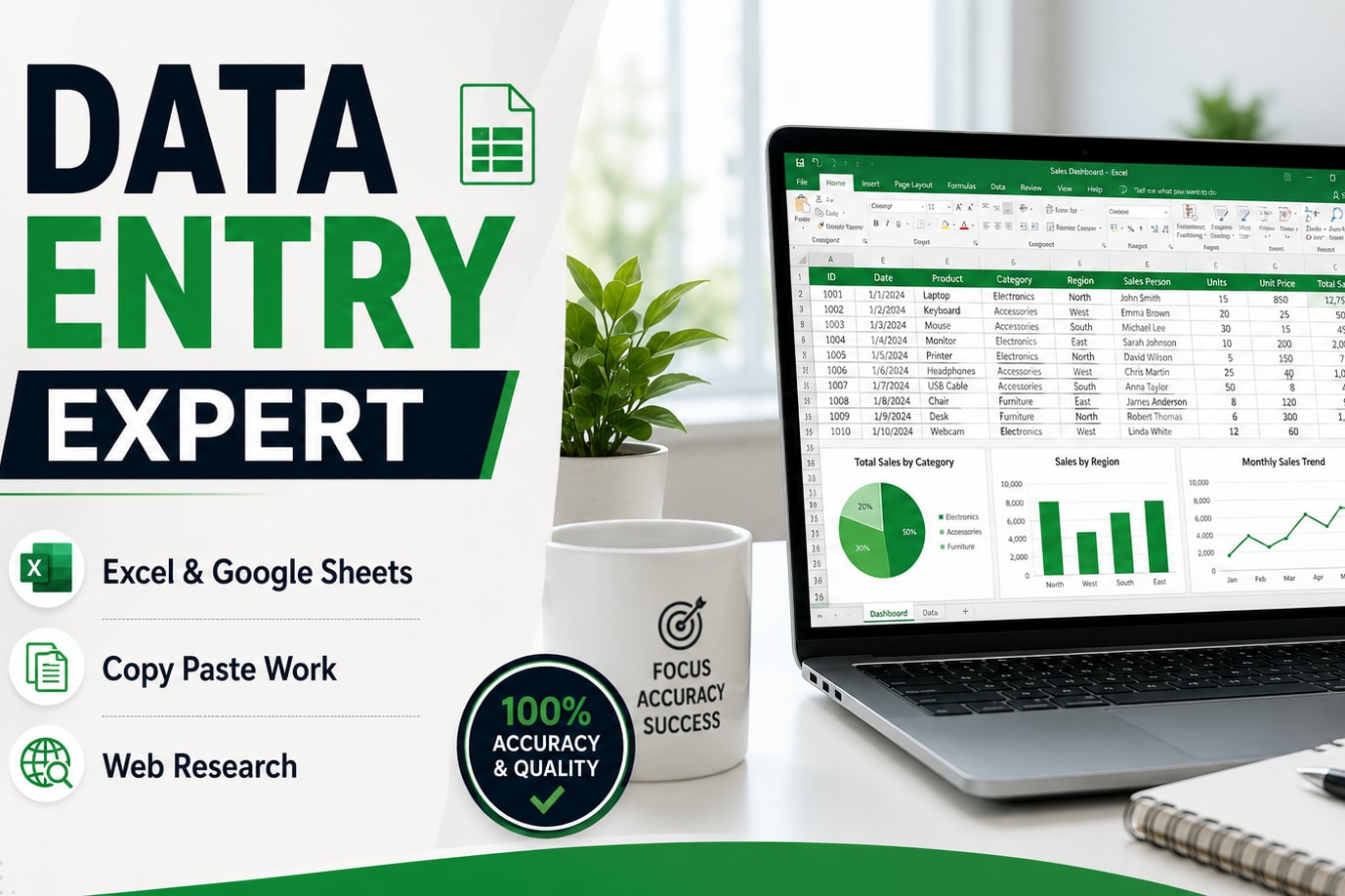 Portfolio for Accurate Data Entry and Copy Paste