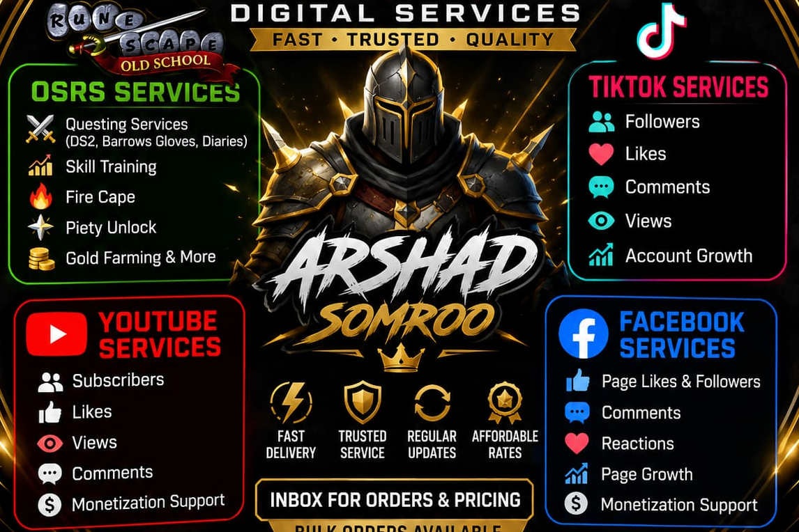 Portfolio for Social Media Manager & OSRS Specialist