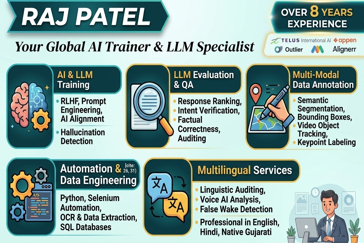 Portfolio for LLM Evaluator|AI Data Quality Specialist