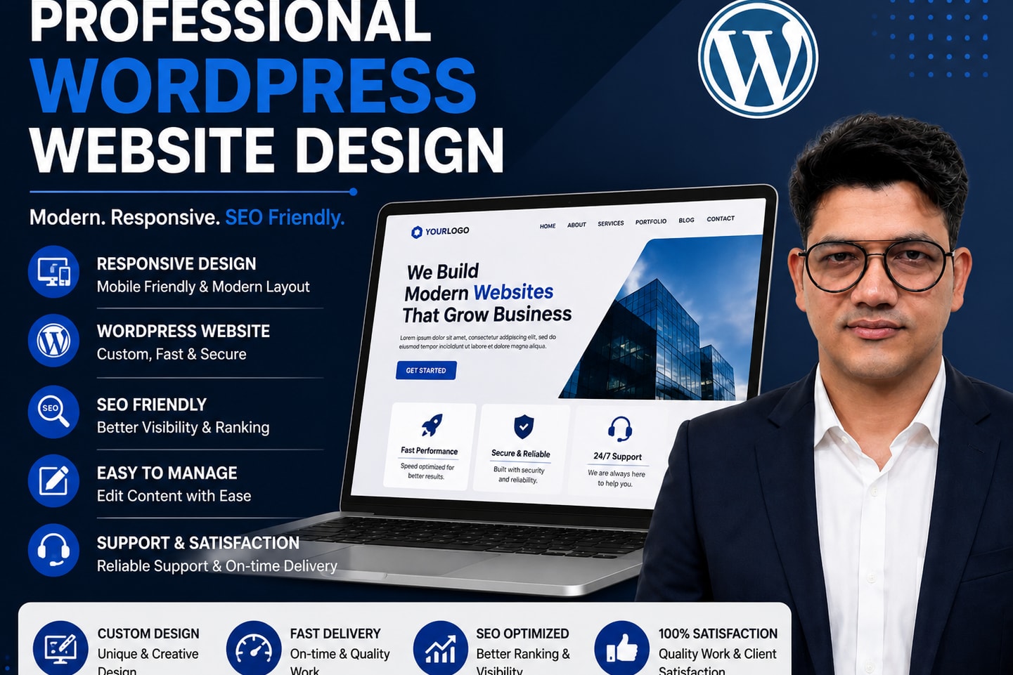 Portfolio for Professional WordPress Website Design
