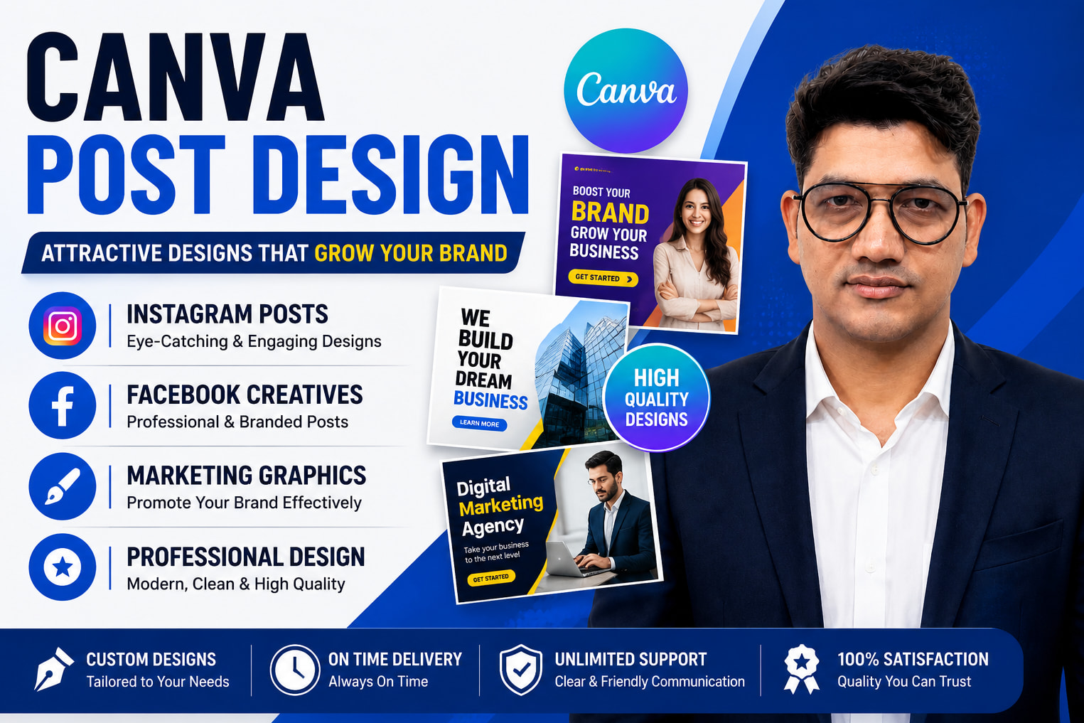 Portfolio for Canva Social Media Post Design