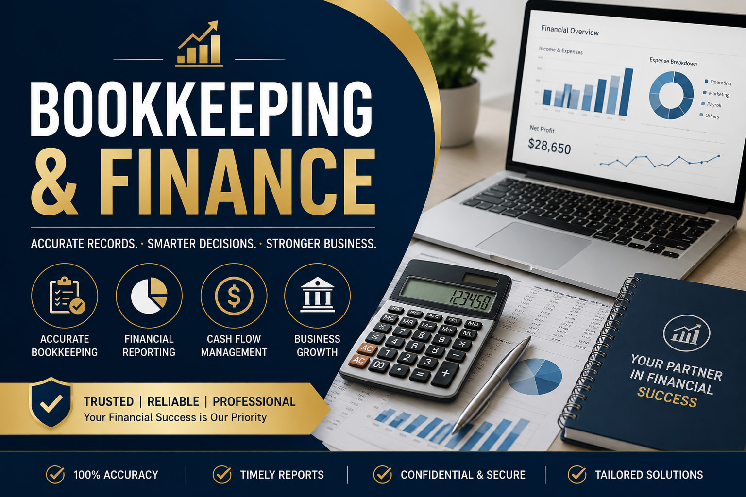Portfolio for Bookkeeping, Data Entry