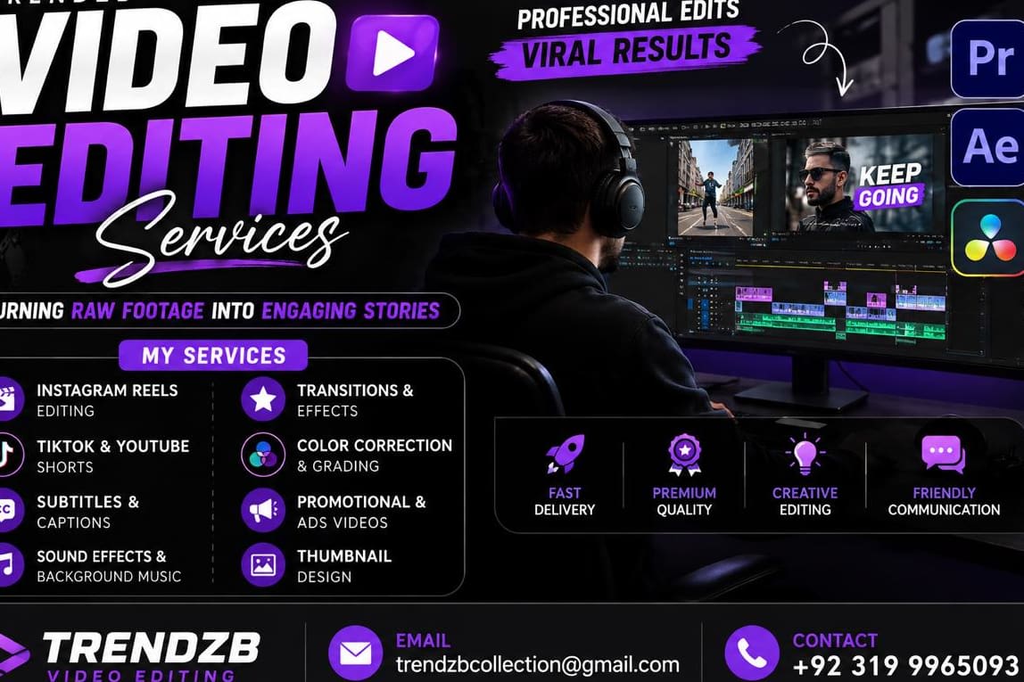 Portfolio for video editing