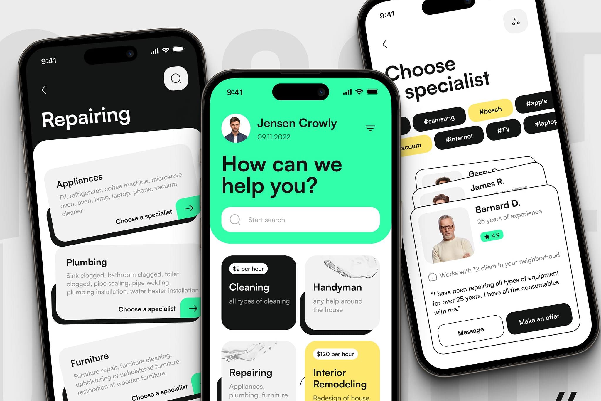 Portfolio for Mobile app developer