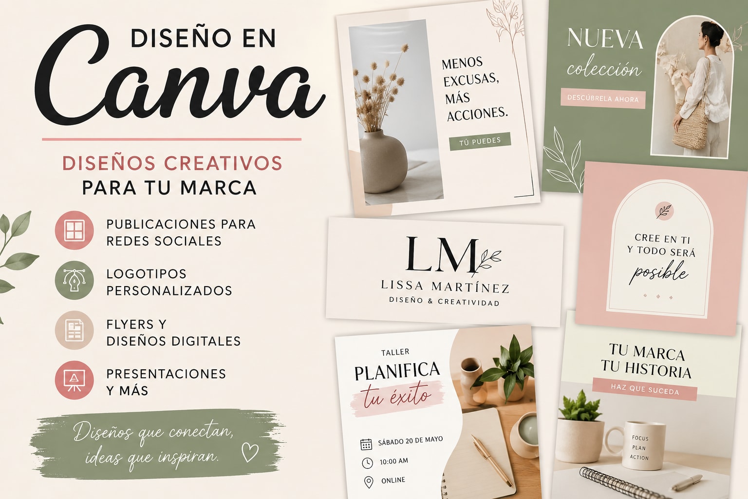 Portfolio for Diseño de contenido para redes y canva