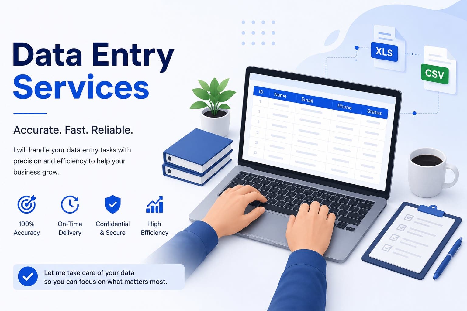 Portfolio for Precise Data Entry, Processing & Excel S