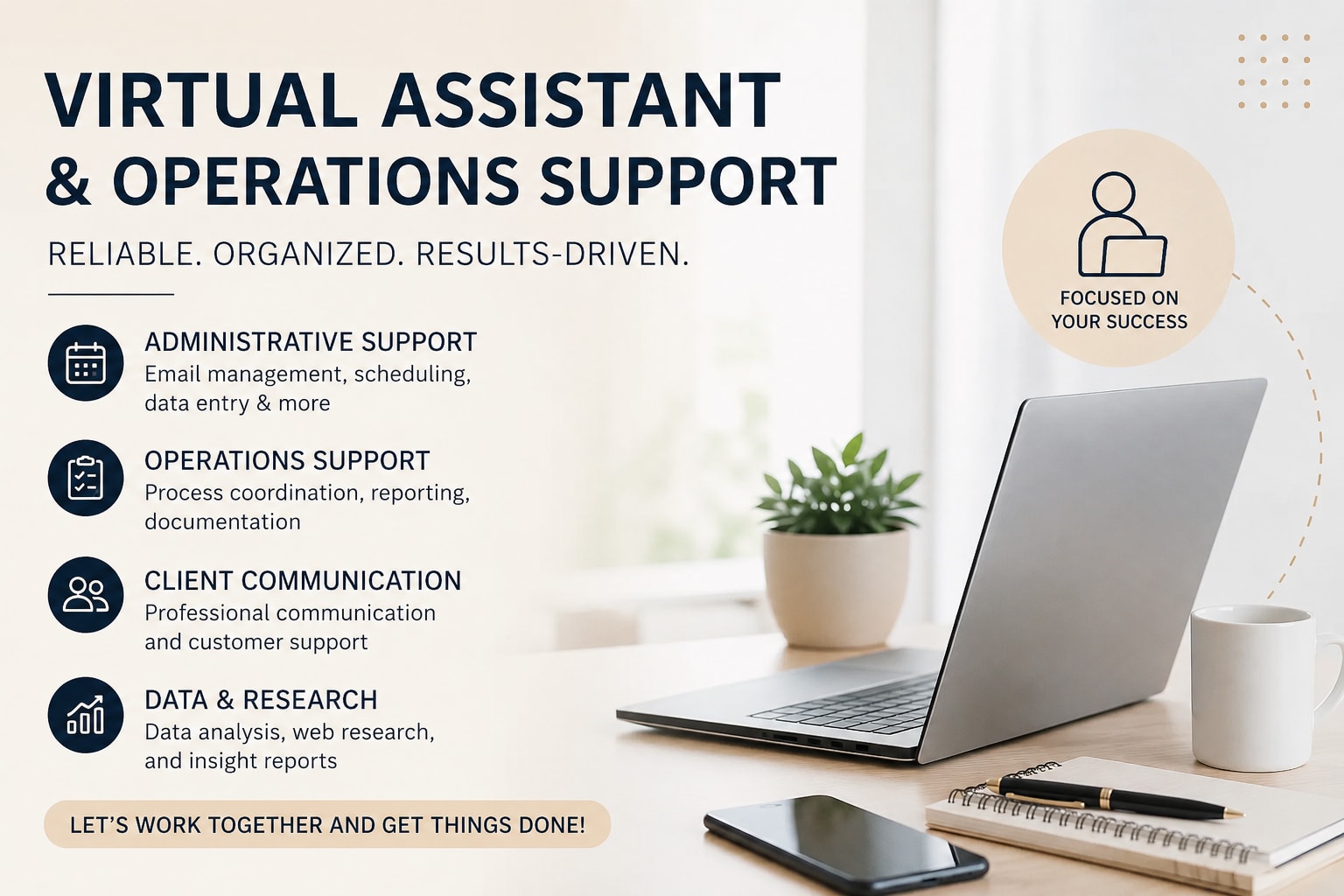 Portfolio for Operations Lead | Executive Assistant